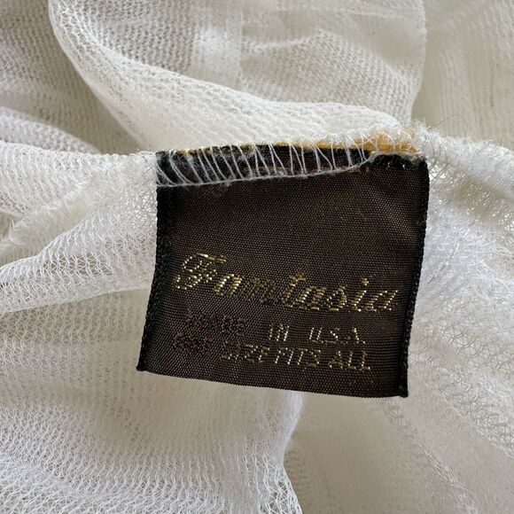 Vintage Fantasia Petticoat Square Dance Fluffy Puffy Short Length Crinoline - Picture 4 of 5